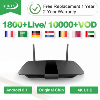 

IPTV Germany Belgium QHDTV IPTV Arabic Q1504 Android 8.1 IPTV Netherlands Algeria Morocco IP TV Subscription No App Include