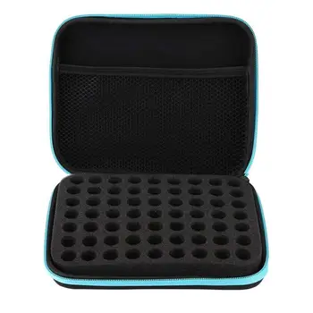 

Essential Oil Storage Case For 63 Bottles Portable Carrying Essential Oil Glass Bottles Bag 63 Hole for 1ML 2ML 3ML