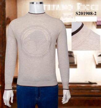 

Billionaire sweater men's 2020 winter New Business Casual warm elasticity Comfortable England high quality embroidery big M-4XL