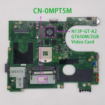 

for Dell 17R 7720 CN-0MPT5M 0MPT5M MPT5M DA0R09MB6H3 HM77 3D Version GT650M/2GB GPU Laptop Motherboard Mainboard Tested