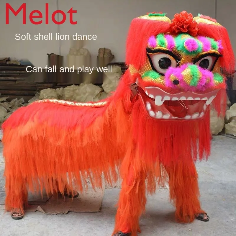 Lion Dance Props Complete Set of North Lion Adult Double Dance Lion's Head Props High-End Performance