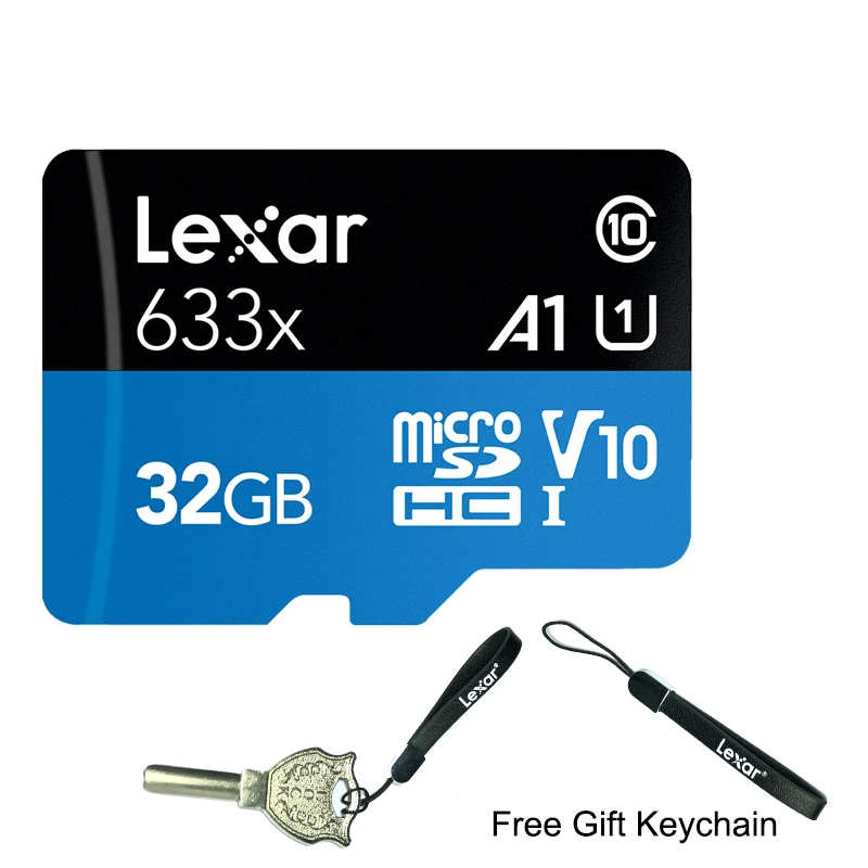 Оригинальная Micro SD карта Lexar 633x512 ГБ, карта памяти 256 ГБ, карта памяти 64 ГБ, высокая скорость до 95 м/с 128 ГБ C10 для Gopro nintendo switch