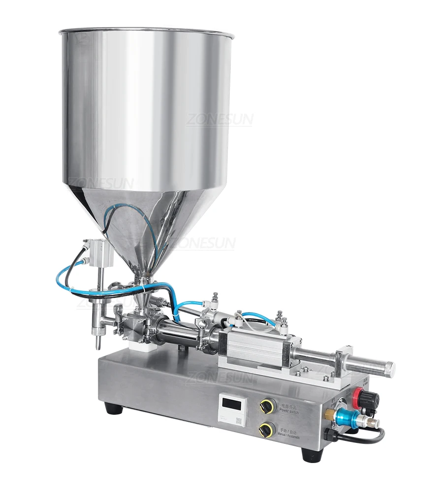 ZONESUN ZS-GTCP1 Pneumatic Paste Filling Machine With Ceramic Cylinder