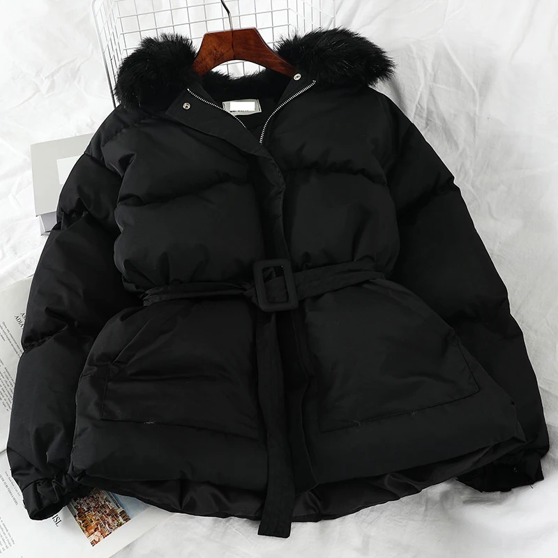 Новая модная женская одежда Зимнее пальто женские куртки и пальто M700 - Цвет: Черный