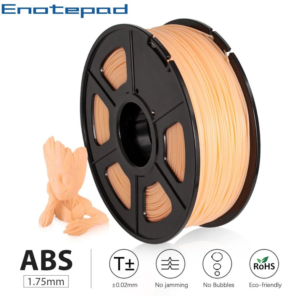 

Enotepad ABS Plastic Skin No-toxic Filaments1.75mm abs Material For Fdm 3d Printer 100% No Bubbles High-quality With Rohs/reach