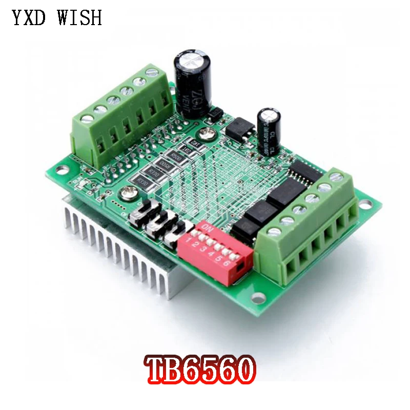 TB6560 3.5A Драйвер шагового двигателя контрольная плата 10 В-35 В ЧПУ управление низкое