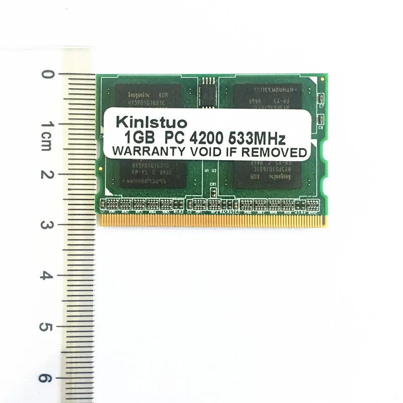Memória do Portátil para Fujitsu Nova Memória Ddr2-400 - 533 667mhz Microdimm 172pin Panasonic Portátil Ram Frete Grátis 1g 1gb Pc2-4200 - Imagem 2