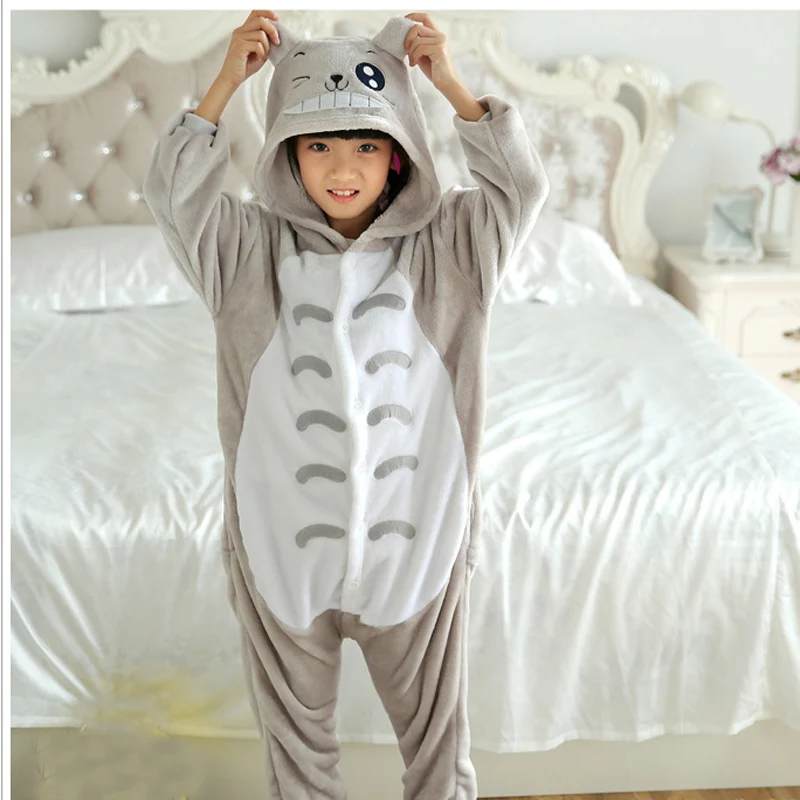 Детская Пижама с героями мультфильмов Totoro цельный костюм для мальчиков и девочек