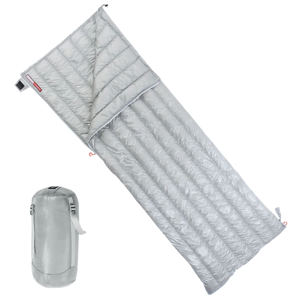 Sleeping Bag Natural Down Sleeping Bag Envelope Lightweight Fluffy Sleeping Lazy Bag Outdoor Camping Travelling Antumn Winter