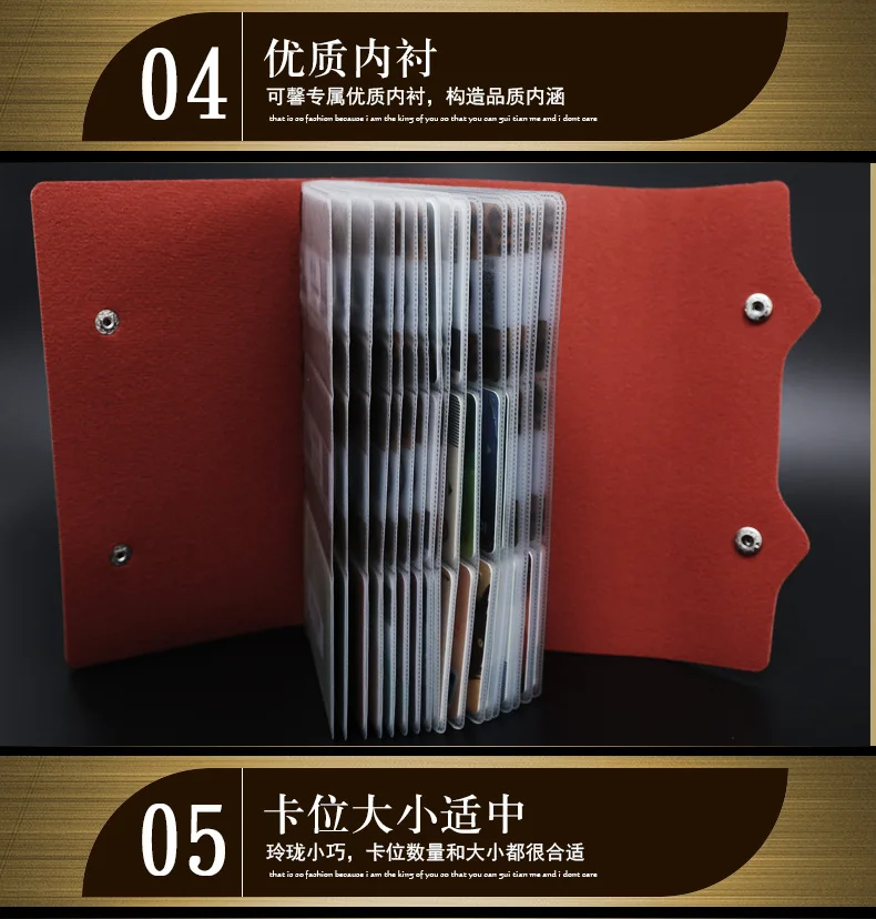 PU Leather 108 Slots High capacity Card Holder Business Card Case Function Bag Minimalist Wallet ID Card Bag Dropshipping