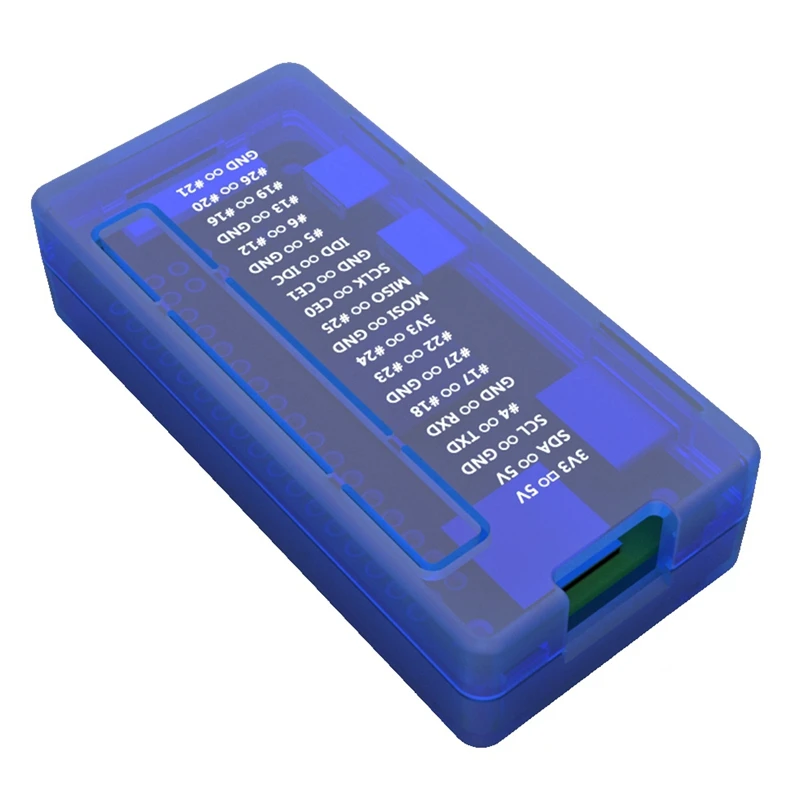 2 шт Abs защитный чехол для Raspberry Pi Zero/W/Wh(синий и черный