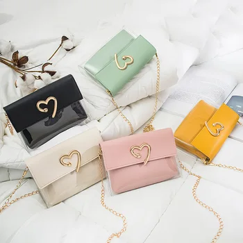 

New Bag Cover Type Single Shoulder Transparent Mother And Bag Jelly Bag Mobile Phone Bag