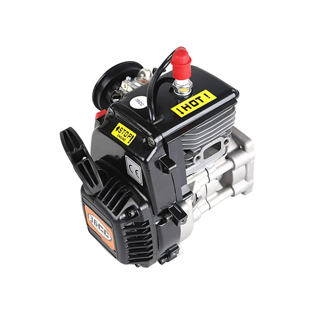 

36cc Single-cylinder Two-stroke 3.51 Hp Four-Point Fixed Easily Starting Engine for 1/5 Rovan HPI KM BAJA RC Car-High-end Versio