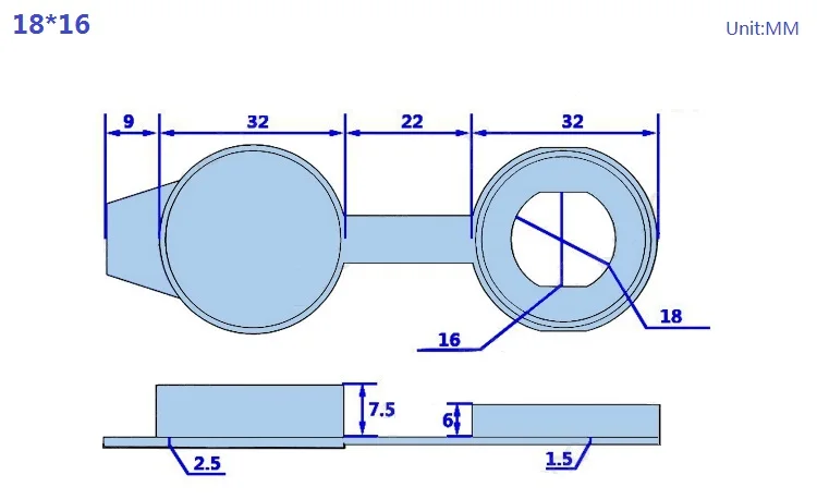 Description Picture 3 of item10PCS BLACK Waterproof Lock Cap Cover Cabinet Cam Lock Caps Industry Cylinder Outdoor Accessories