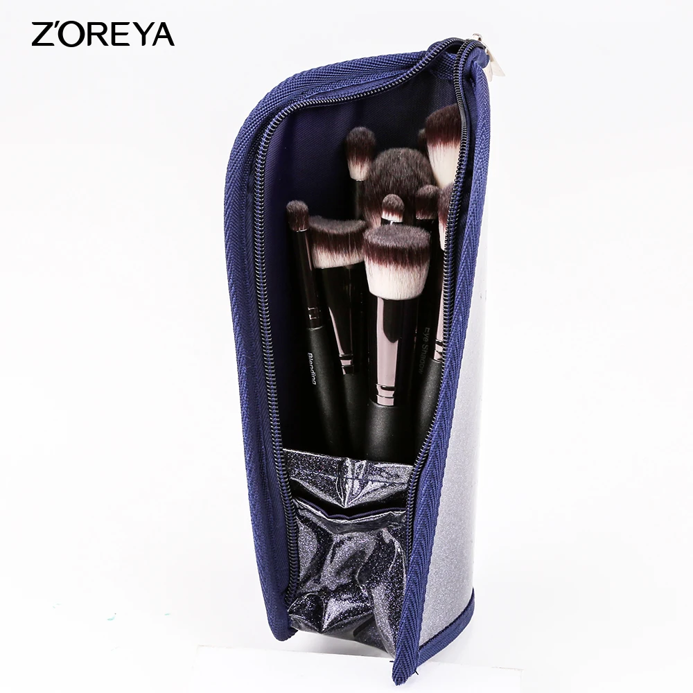 ZOREYA Makeup Brushes 5/10/15pcs Brush Set With Bowling Handle Powder Foundation Eye Shadow Brush For Beauty Tool New