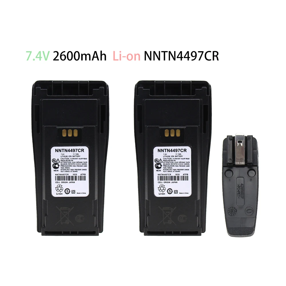NNTN4497CR 2600 мА/ч, литий-ионным Батарея совместимый для Motorola CP200 CP200D PR400 EP450 EP450S DEP450 CP150 CP140 CP160 CP180 CP250 GP