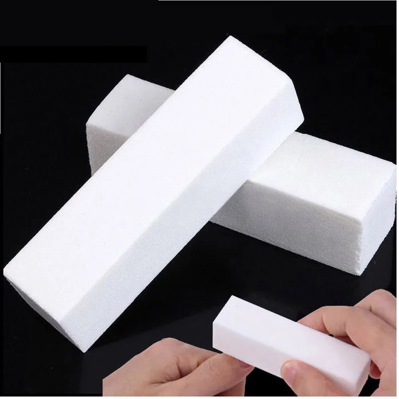 10Pcs/set Sanding Sponge Nail File Buffer Block for UV Gel Nail Polish DIY Nail Art Manicure Pedicure White Nail Buffers File