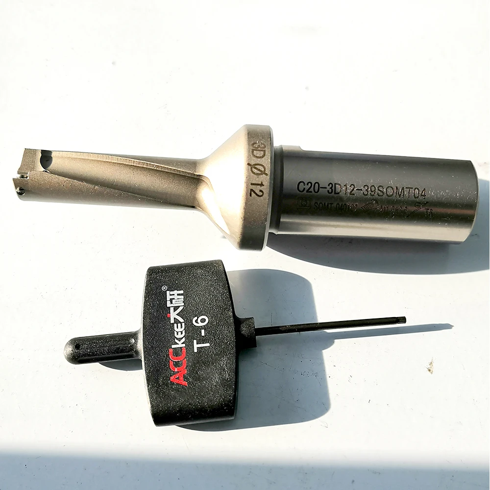 Индексируемая U образная дрель Индексируемые вставные сверла 12 мм Φ 3D для