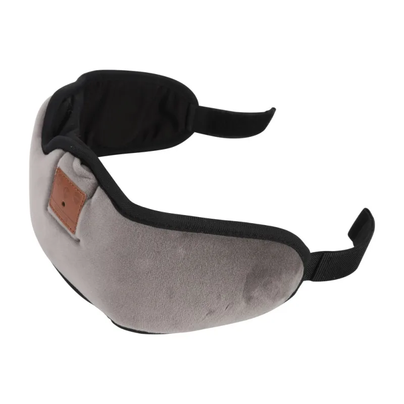 Новые беспроводные Bluetooth 5,0 музыкальные очки затенение для сна и прослушивания музыки помощь для сна bluetooth маска для глаз серый и черный