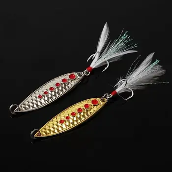 

United Nations New Products Lure Sequin Scale Red Dot Leech with Blood Slot Hook Topmouth Culter Bass Lure Lure Bait