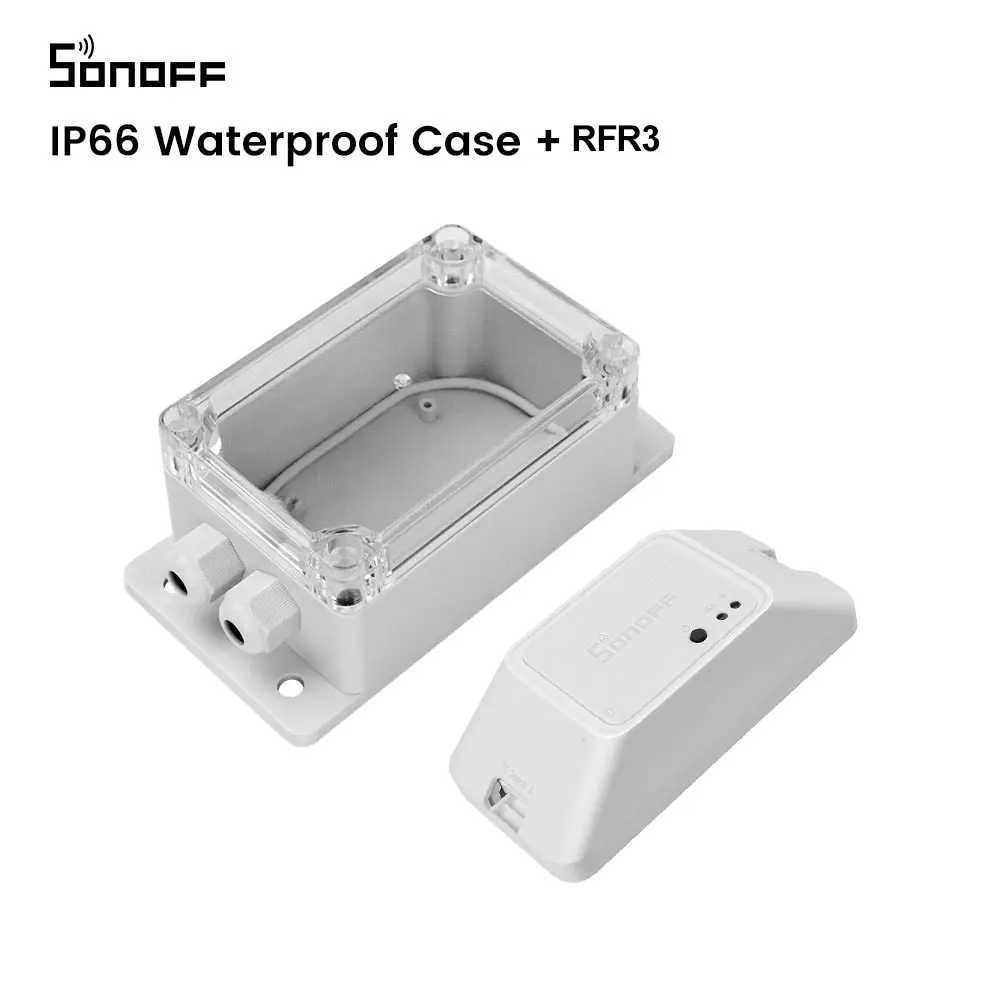 Itead SONOFF IP66 Waterproof Cover Case Junction Box Compatied With sonoff Basic/RF/Pow/Dual/TH10/TH16 Smart Home WiFi Switch 