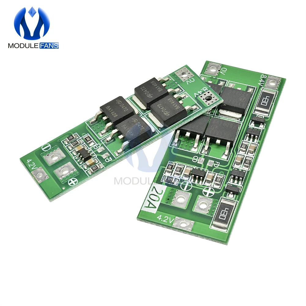 2S 10A 20A 7,4 V 8,4 V 18650 полимерная литиевая батарея защита BMS плата Стандартный баланс Модуль Diy Электронный