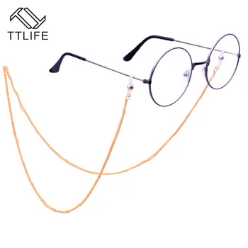 

TTLIFE Hip Hop Glasses Chain Lanyard Alloy Neck Chain Anti-lost Rope for Sunglasses Reading Glasses Reading Accessories YJHH0619