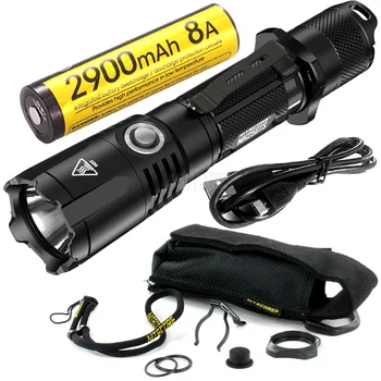 Price NITECORE 1800 LMs MH25GTS With NL1829LTHP Low Temperature 18650 CREE XHP35HD LED Waterproof High Performance Tactical Flashlight