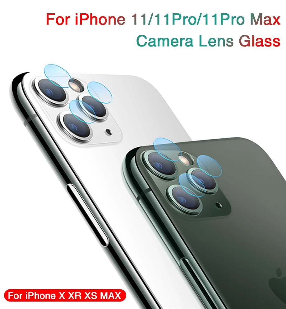 

HD Clear Back Camera Lens Screen Protector Protective Film Tempered Glass For iPhone 11 PRO MAX X XR XS MAX 11 PRO