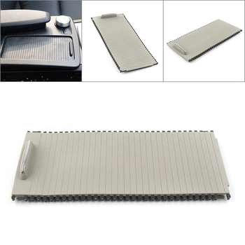 

Car Console Center Water Cup Holder Panel Roller Cover For Mercedes Benz W204 W212 ABS+PU