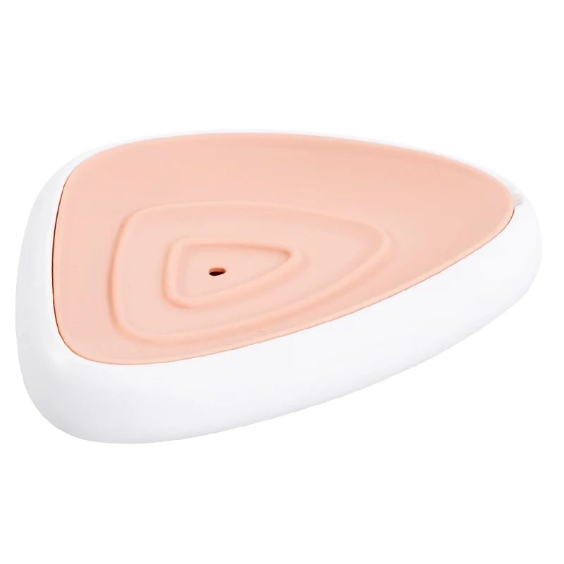 Pink BNBS мыльница для ванной комнаты контейнер-держатель для мыла Коробка Чехол для ванной комнаты пластиковые аксессуары подставка для мыльницы дорожный сливной лоток - Цвет: Pink