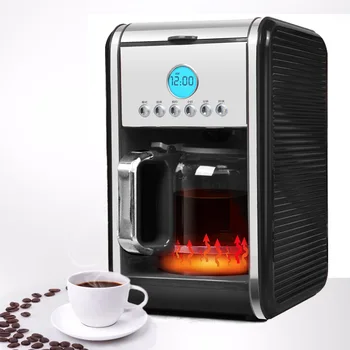 

Coffee Maker Expresso Drip American Household Cappuccino Cafe Machine Semi-automatic Commercial Coffee Machine 11-16 Cups