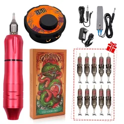 Tattoo machine set Tattoo Pen Rotary Gun Set Permanent Makeup Machine with Cord For Cartridge Needles For Tattoo Art Tattoo machine set Tattoo Pen Rotary Gun Set Permanent Makeup Machine with Cord For Cartridge Needles For Tattoo Art