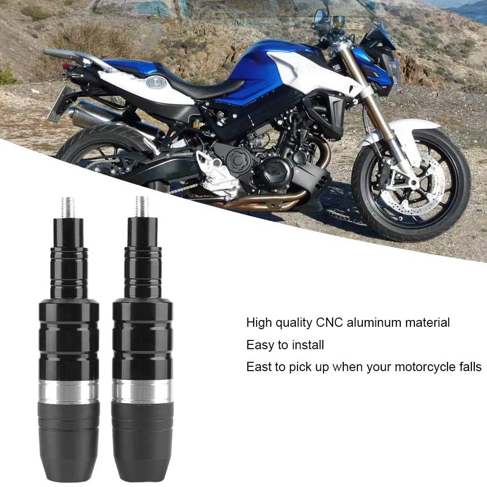 1PAIR 8mm Motorcycle Anti Falling Rod Scooter Motorbike CNC Aluminum Engine Shatter Crash Frame Slider Protector Stick Crash Bar