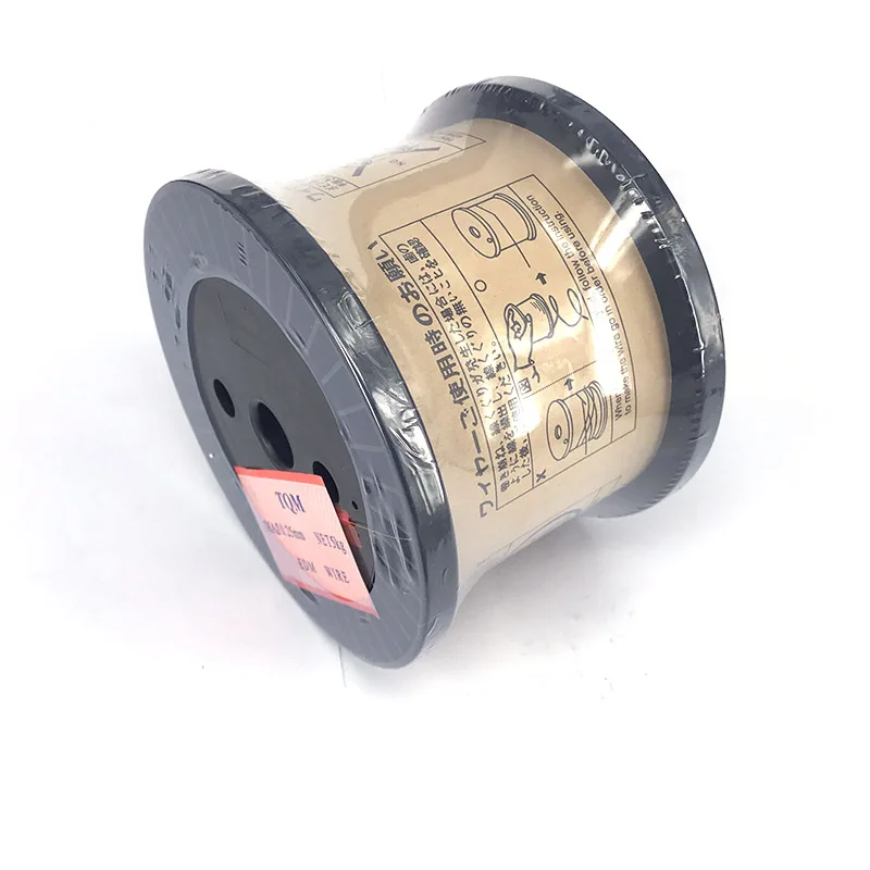 EDM Brass Wire 0.25mm Tension Strength 900N-1000N for Low Speed CNC EDM Wire Cutting Machine