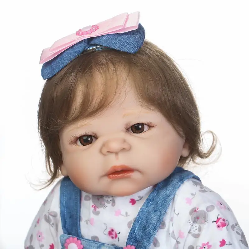 

New Style Model Full Rubber-Water Bath Ultra-Realistic Cute Doll Infant Model Educational Early Childhood