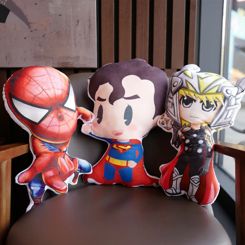 NEW The Avengers Plush Iron Man Captain America Spiderman Plush Doll Pillow Christmas Gift Toys