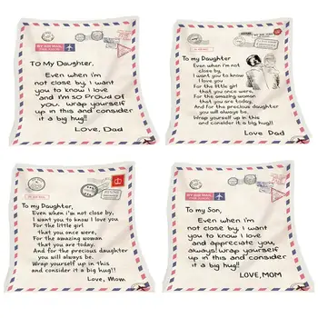 

Throw Blanket with Inspirational Message Personalized Blanket