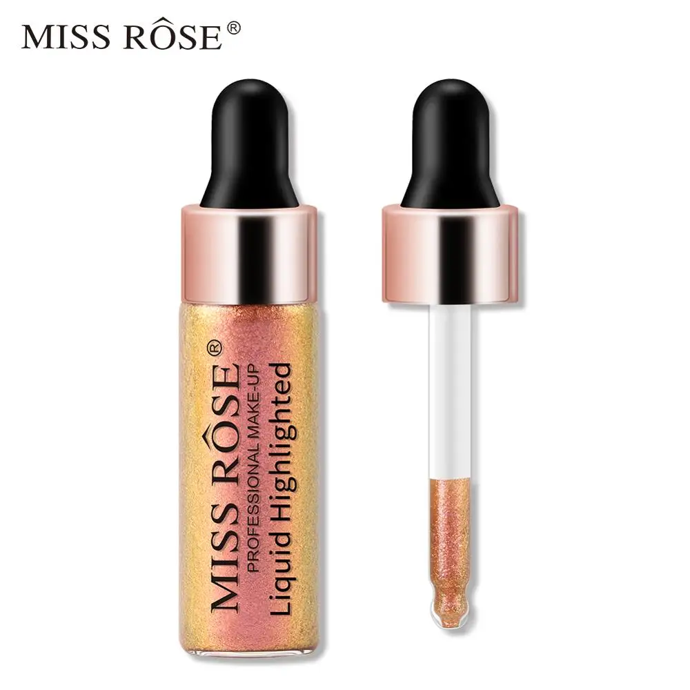 MISS ROSE блеск для лица хайлайтер Косметика осветитель контурная жидкость изюминка бронзатор дешевая косметика