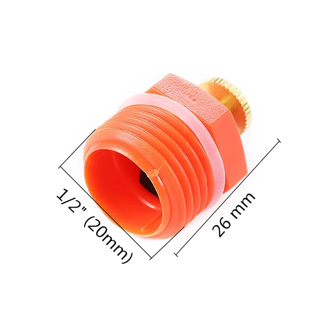 Kerti Sprinklerek Műanyag Pázsit Öntöző Sprinkler Fejek 1/2 "Férfi Szál 360 Fokos Állítható Refrakció Porlasztó Fúvókák - Image 2