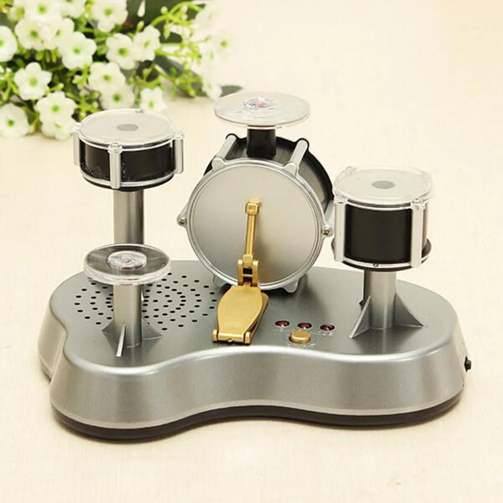 Мини-ударная установка сенсорный барабанный светодиодный светильник джазовые ударные для детей Музыкальные Развивающие инструменты игрушки подарки для детей# g4