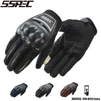 

SSPEC Racing Anti-drop Gloves Can Touch Screen Off-road Motorcycle Gloves Non-slip Breathable Track Motorcycle Gloves