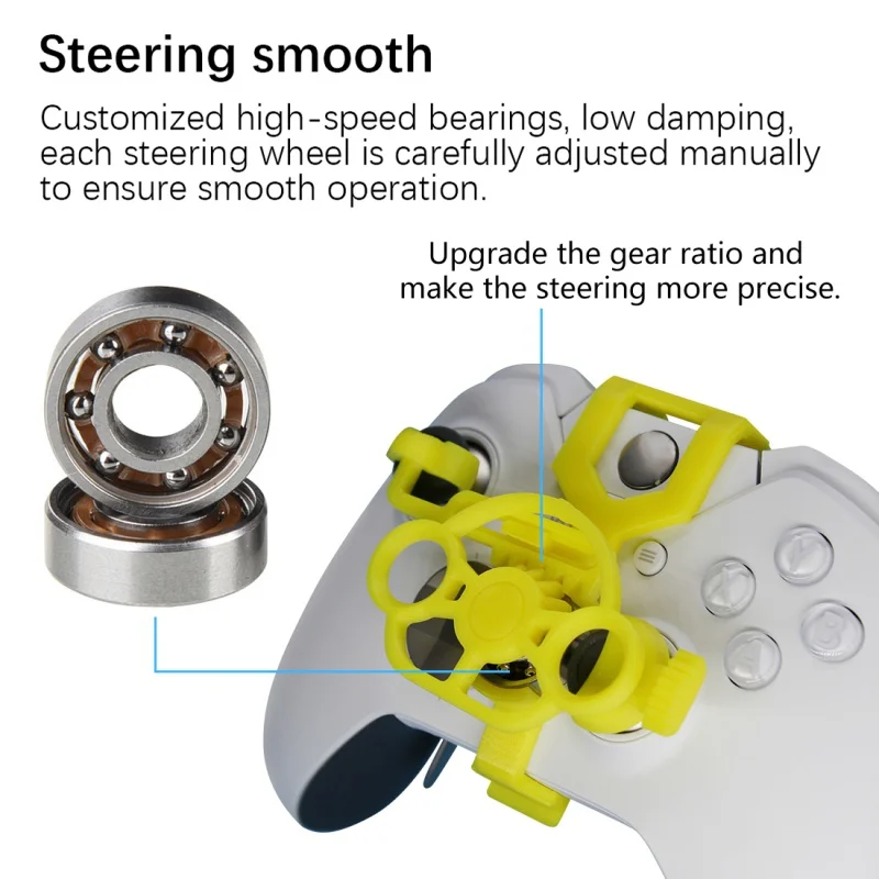 Racing Games Mini Steering 3D printing Wheel Auxiliary Controller Game Joystick Simulator Gamepad For Xboxone/X/S/Elite