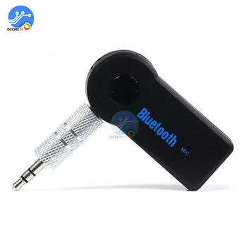 

Bluetooth Audio Receiver Wireless Music Transmitter 3.5mm Stereo AUX Receiver Adapter with Mic for Car Speaker Headphone