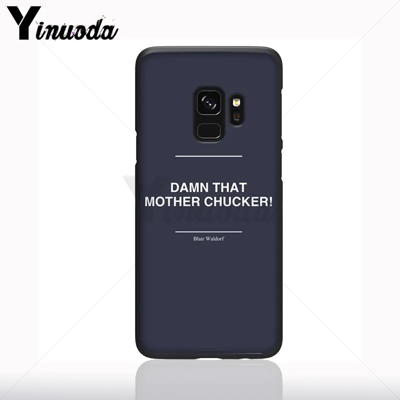 Gossip Girl Blair Chuck Bass Panas Lembut Ponsel Case untuk Samsung Galaxy S10plus S9 S8plus S10E A10 A50 A70 Kasus Ponsel