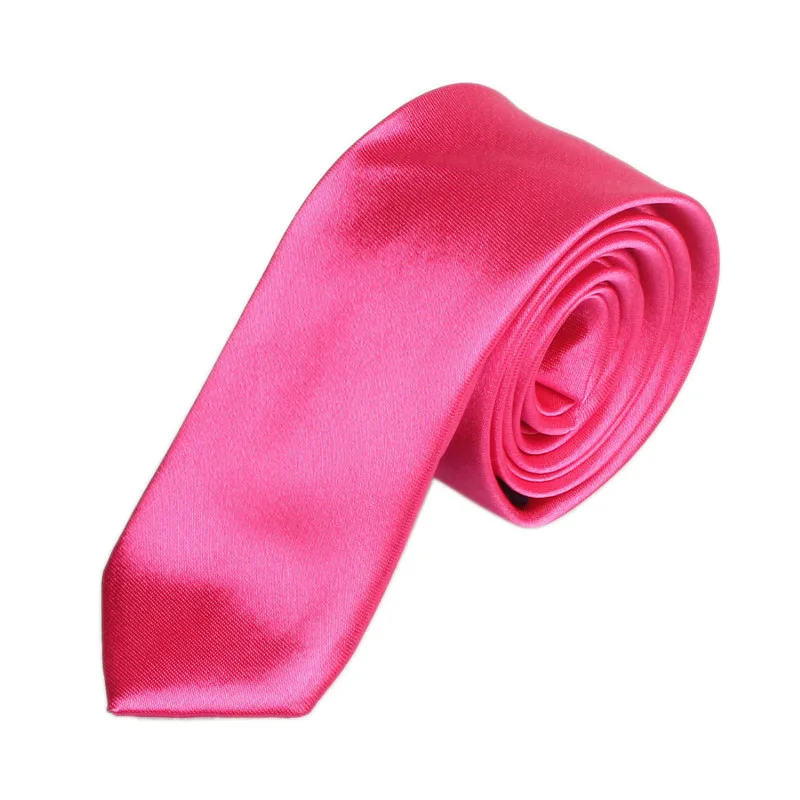 JAYCOSIN галстук тонкий Простой Повседневный тонкий простой мужской сплошной Полиэстер Для худой шеи вечерние свадебные галстук Вечерние