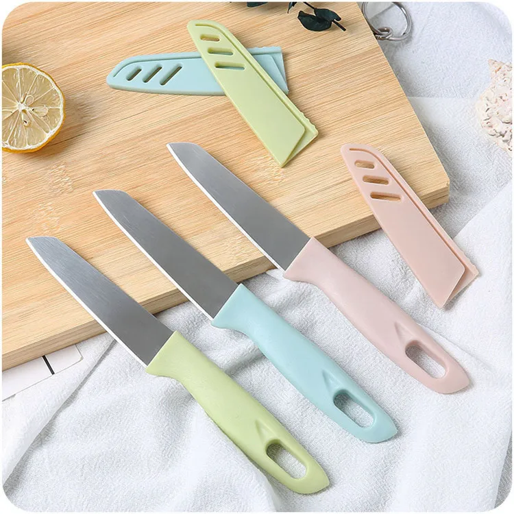 

1PC High quality stainless steel knife peeling knife cutting vegetables and fruits good helper hollow sleeve design sharp