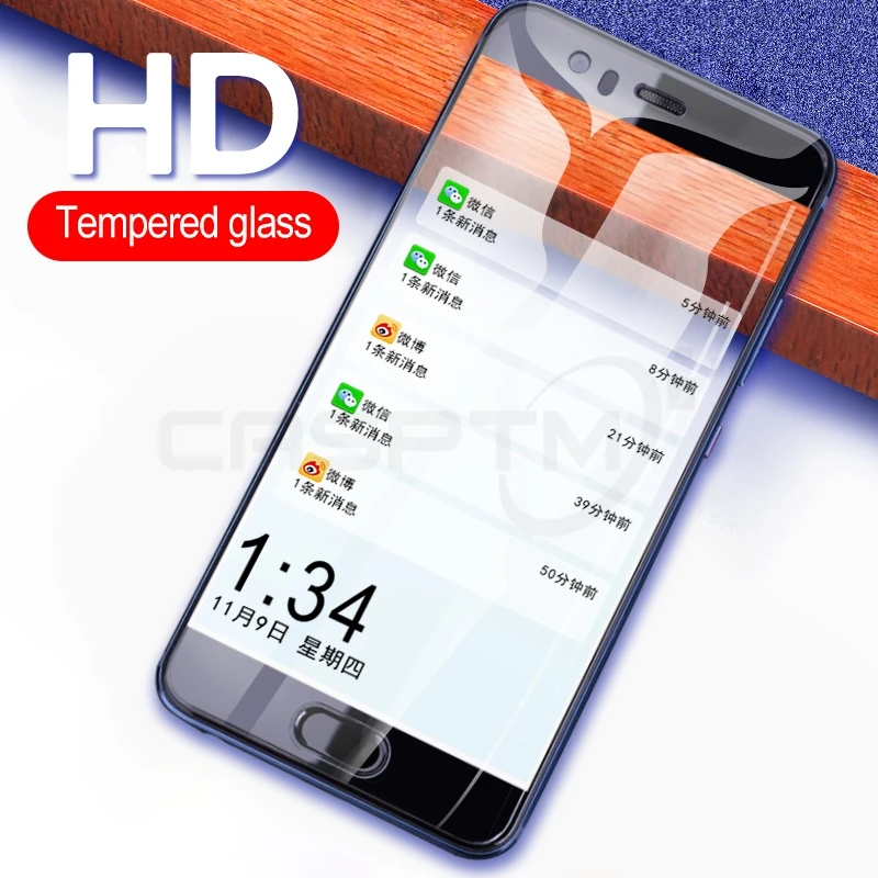 

Casptm Full Screen Protector Tempered Glass For Huawei P9 Lite Mini P8 Lite Tough Film For Huawei P9 Plus P8 HD Protective Film