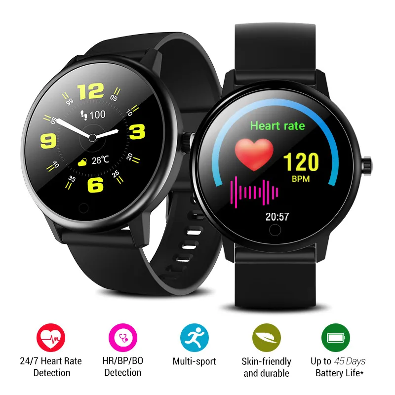 IT118 Smart Bracelet Fitness Band Smart Watch Men Color Display Waterproof Heart Rate Monitor Smart Bracelet