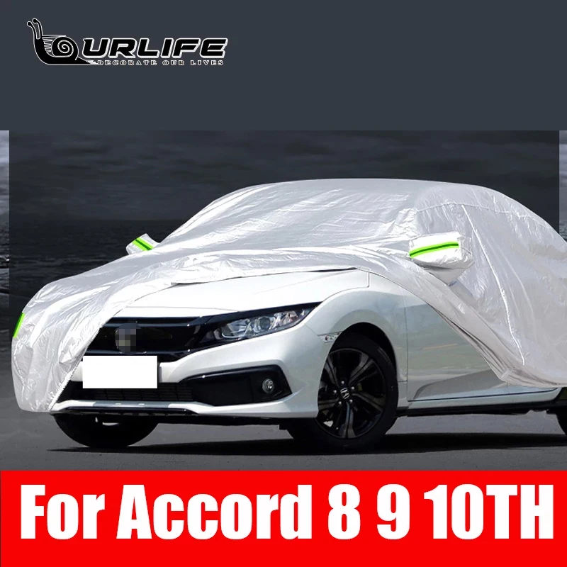 

Car Cover Outdoor Sun Anti UV Rain Snow Frost Dust Protection Cover For Honda Accord 7 8 9 10th 2010 to 2021 Accessories